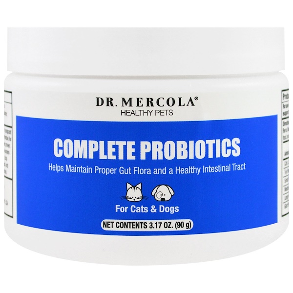 Dr. Mercola Комплексные пробиотики для кошек и собак 3 17 унц. (90 г .