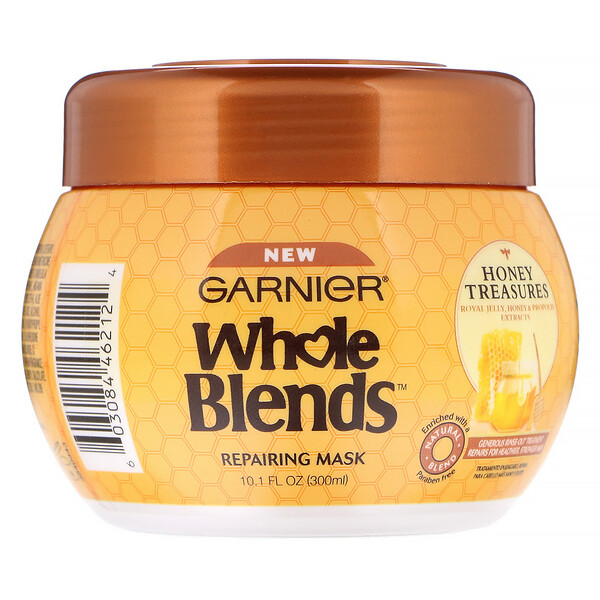 Garnier Whole Blends Repairing Mask Honey Treasures 10.1 fl oz (300 ml .