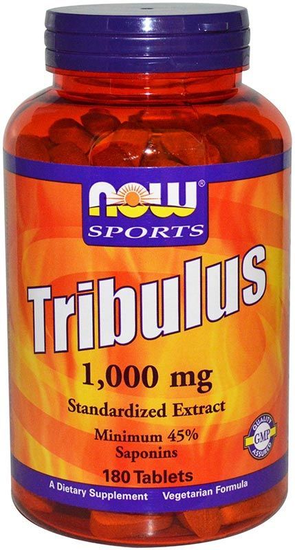 Now Tribulus 1000 мг Minimum 45% Saponins 180 таблеток. Цена,  .