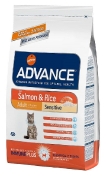 Advance Adult Sensitive Salmon & Rice 3 кг Сухой корм для кошек с чувствительным пищеварением: лосось и рис