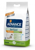 Advance Adult Sterilized Turkey And Barley 3 кг Сухой корм для стерилизованных кошек с индейкой