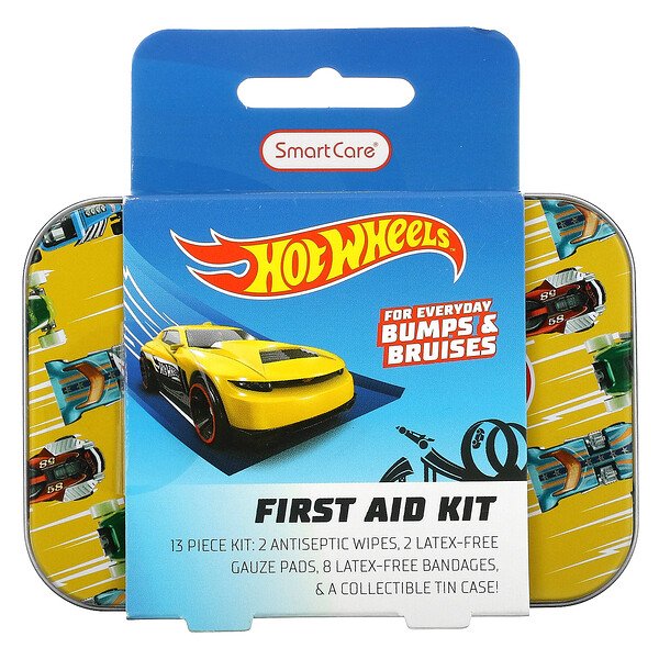 Smart Care First Aid Kit Hot Wheels 13 Piece Kit. Цена,  Smart .